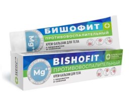 Крем-бальзам для тела с бишофитом и софорой «Крымский лекарь • Бишофит» - Противовоспалительный